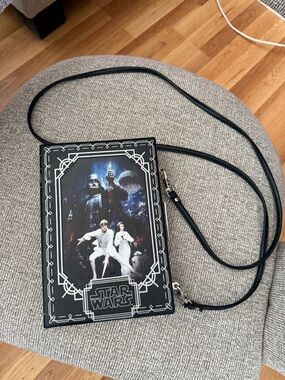 Star Wars Black Crossbody Book-Style Bag